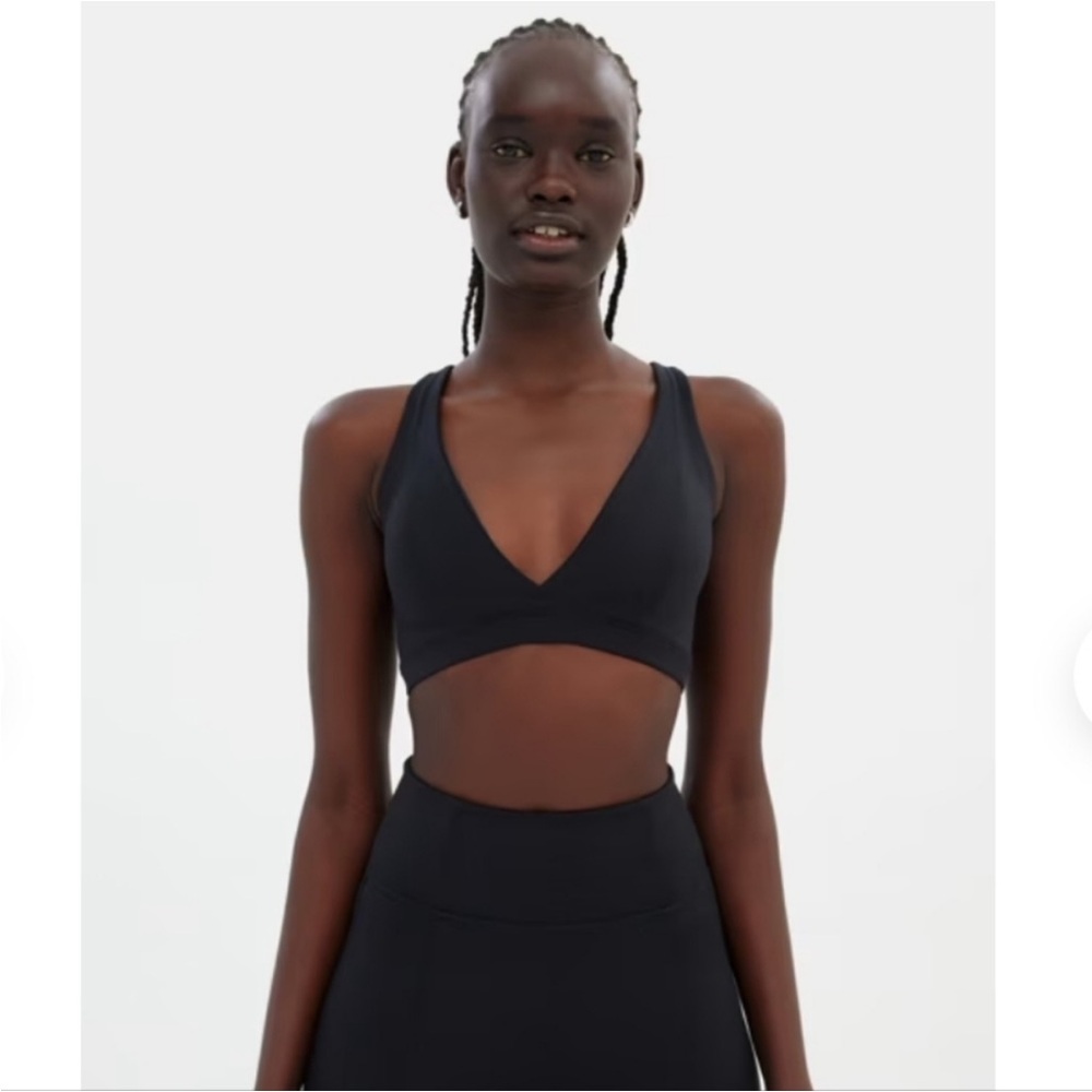 NWT Girlfriend Collective Plunge bra top size L